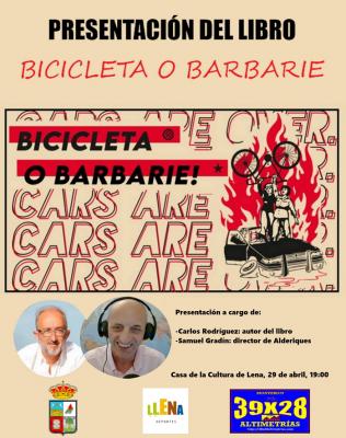 Presentación de "Bicicleta o Barbarie" en Pola de Lena (29-abril-2024)
